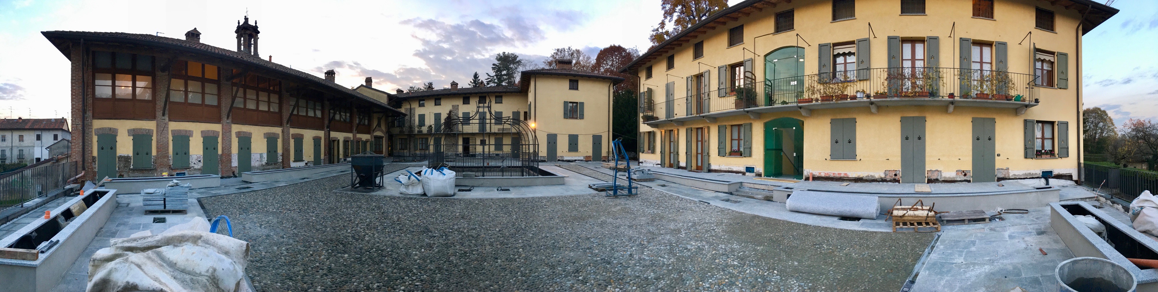 End of the renovation work.